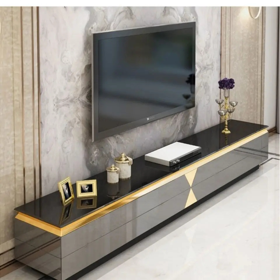 Custom Narrow Tv Cabinet Table Rack Living Room Furniture Tv Cabinet Apartment Simple Tv Cabinet For Modern Entertainment