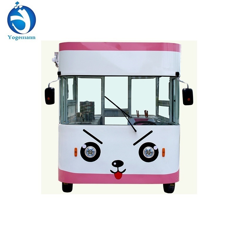 Outdoor Electric Four Wheel Mobile Food Truck Mobile Food Dinning Car