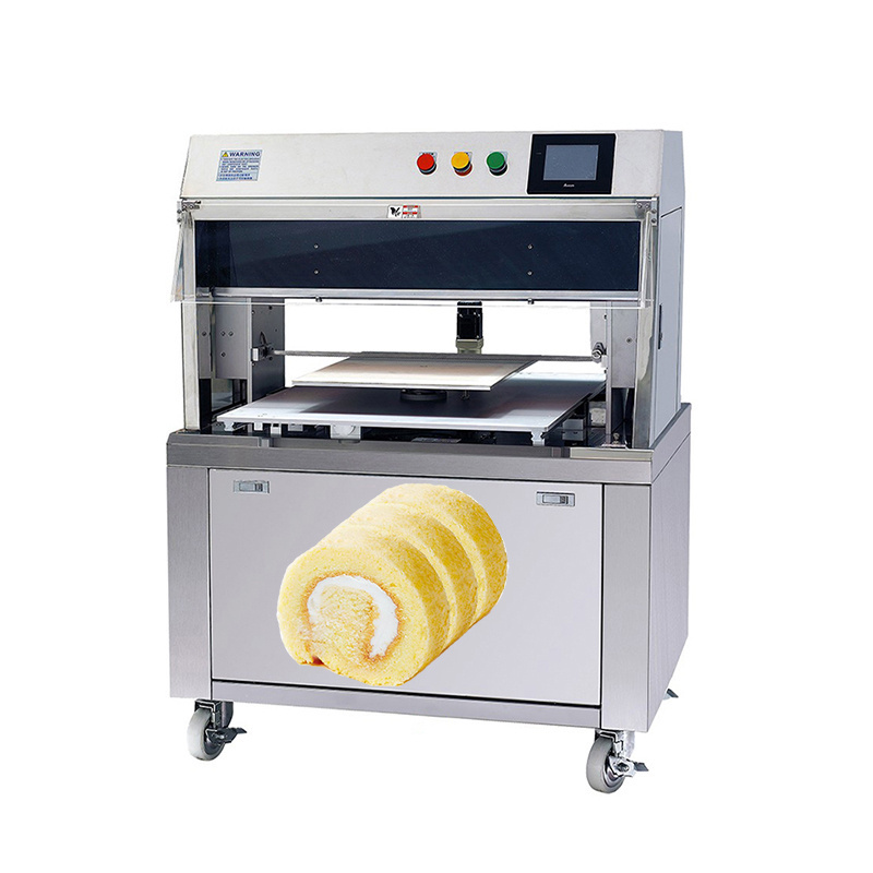 304 Stainless steel automatic cake bread cutting machine for patisserie