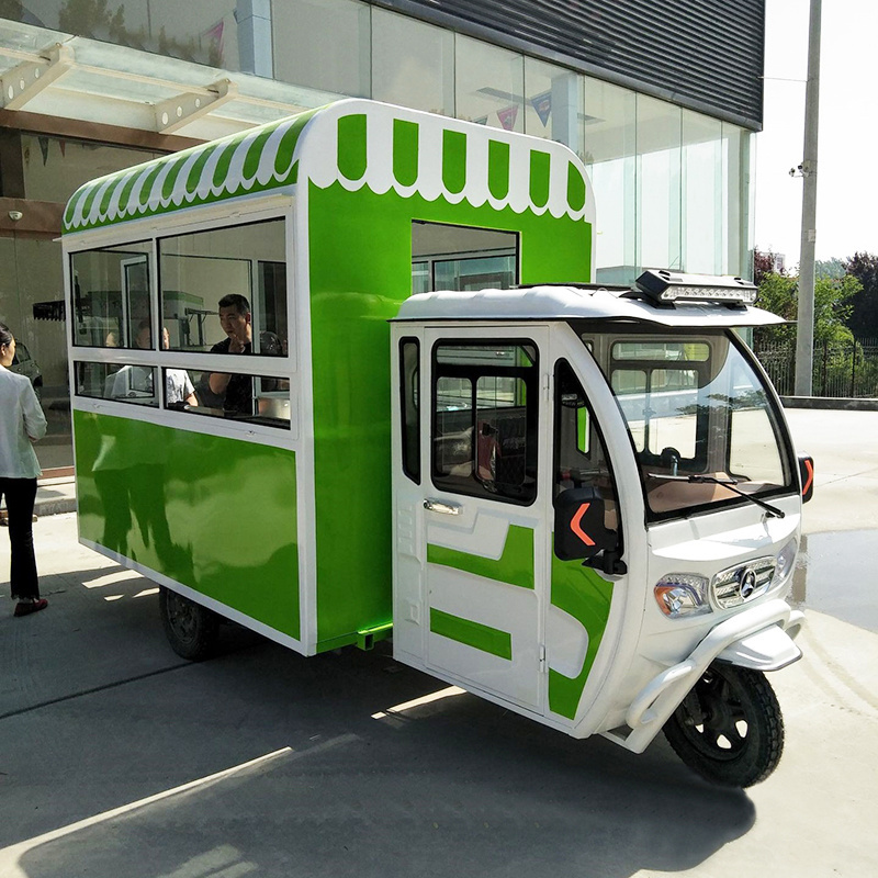 New Arrival customized mobile coffee vending car electric food trucks for sale