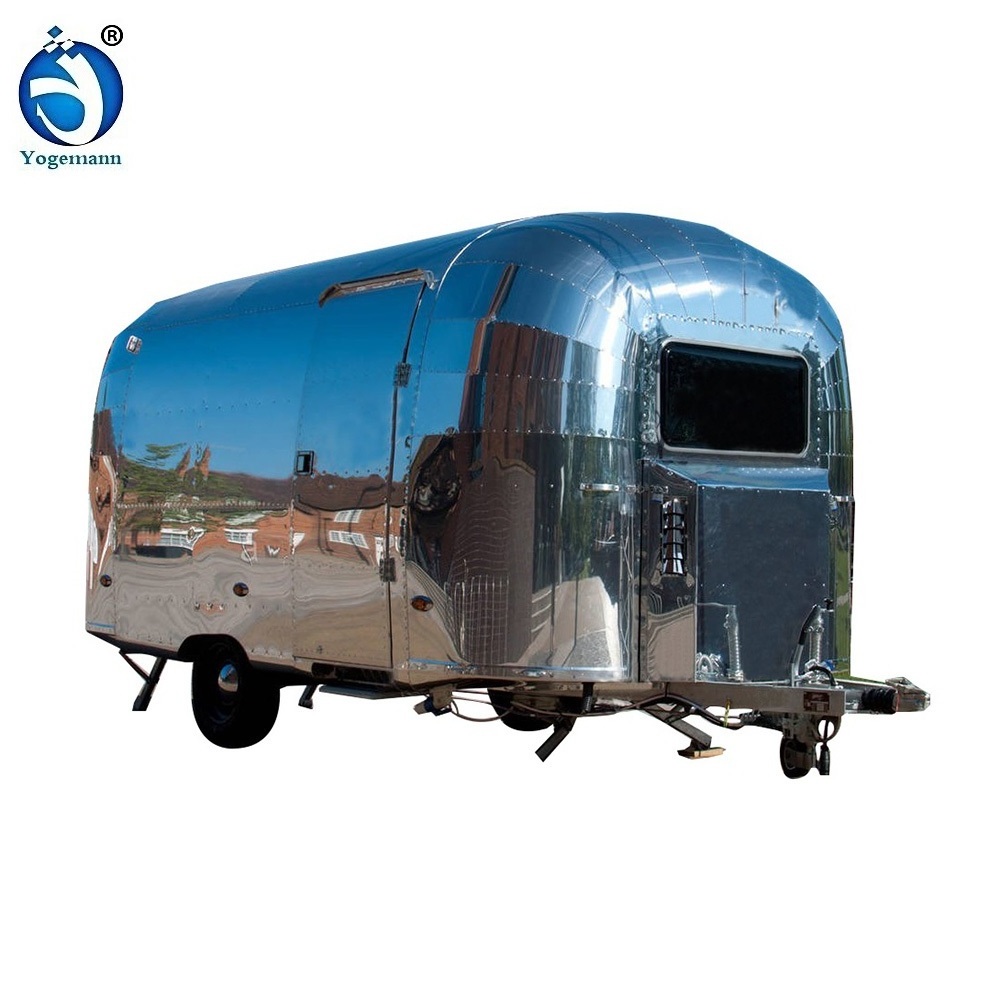 Europe standard airstream food truck equipment churros food trailer for sale