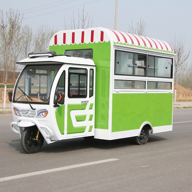 Yogemann Electric Mobile Outdoor Food Cart With Three Wheels