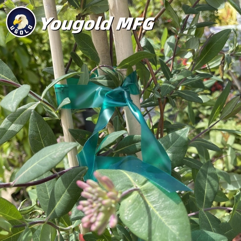 Factory Wholesale PVC Garden Tie Tape Garden Agricultural Stretchable Plant Tie Garden Stake for Supporting Vine Tomato and Tree