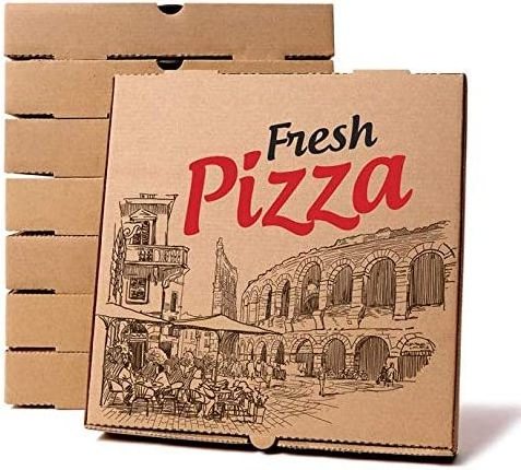 Factory Price Direct Sales Of hard Pizza Packing Paper Box With Custom Logo For Packing Pizza In The Kitchen