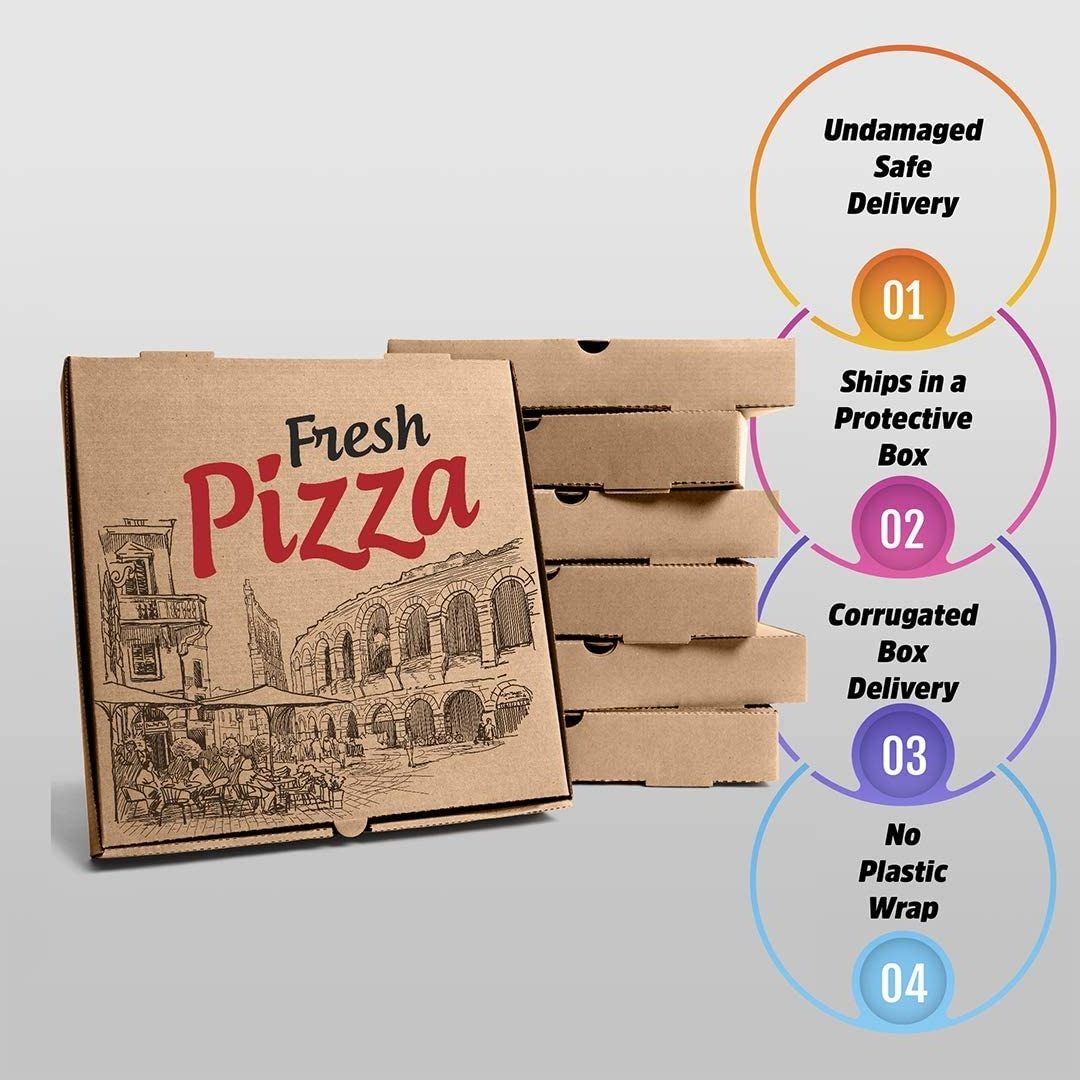 Factory Price Direct Sales Of hard Pizza Packing Paper Box With Custom Logo For Packing Pizza In The Kitchen