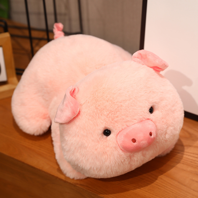 2023 Custom New Cute Things Tuantuan Pig Doll Stuffed Animals Toys Pink Pig Plush Sleeping Pillow Soft Toys