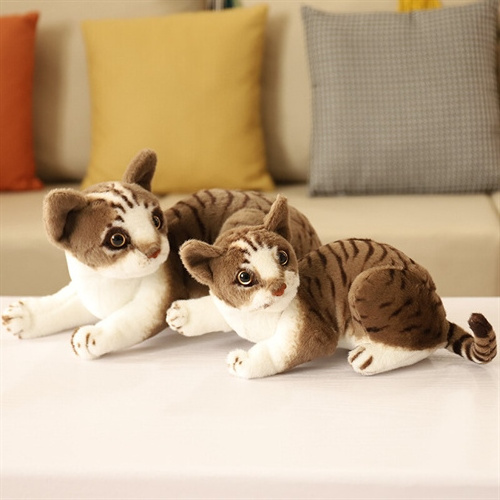 2023 New Design Simulated Cat Plush Toy for Children Sleep With Comfortable Pillow Cute