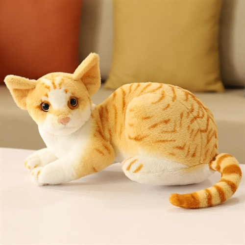 2023 New Design Simulated Cat Plush Toy for Children Sleep With Comfortable Pillow Cute