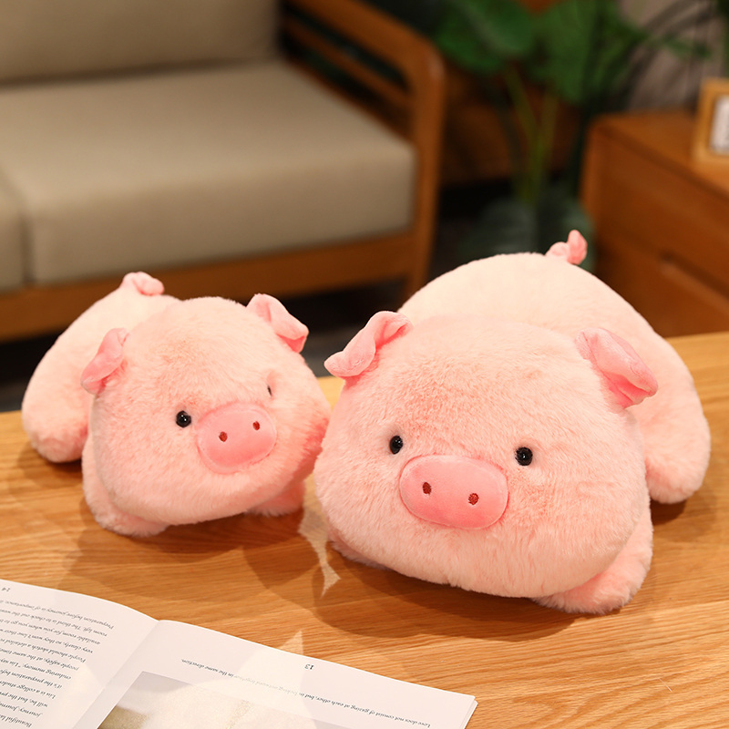 2023 Custom New Cute Things Tuantuan Pig Doll Stuffed Animals Toys Pink Pig Plush Sleeping Pillow Soft Toys