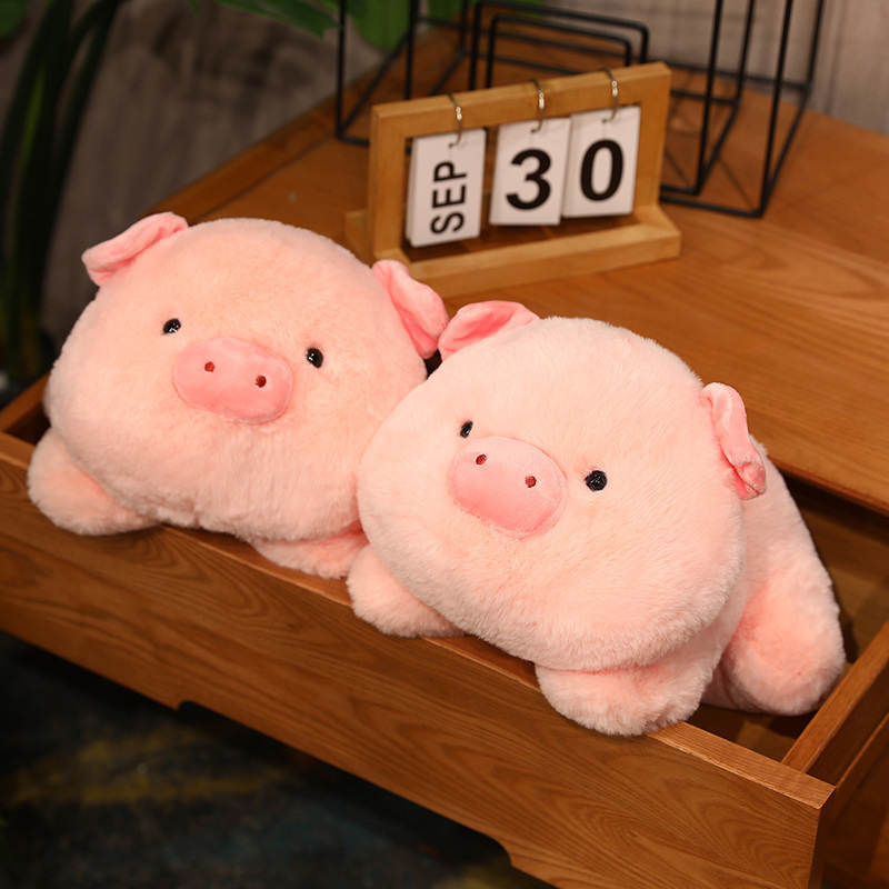 2023 Custom New Cute Things Tuantuan Pig Doll Stuffed Animals Toys Pink Pig Plush Sleeping Pillow Soft Toys