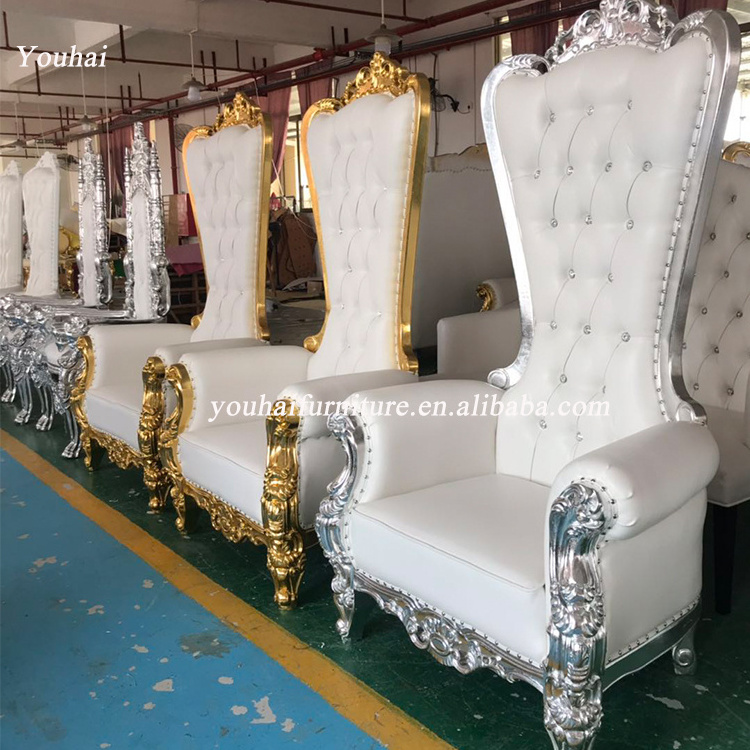 Rental wedding crown royal queen throne chair