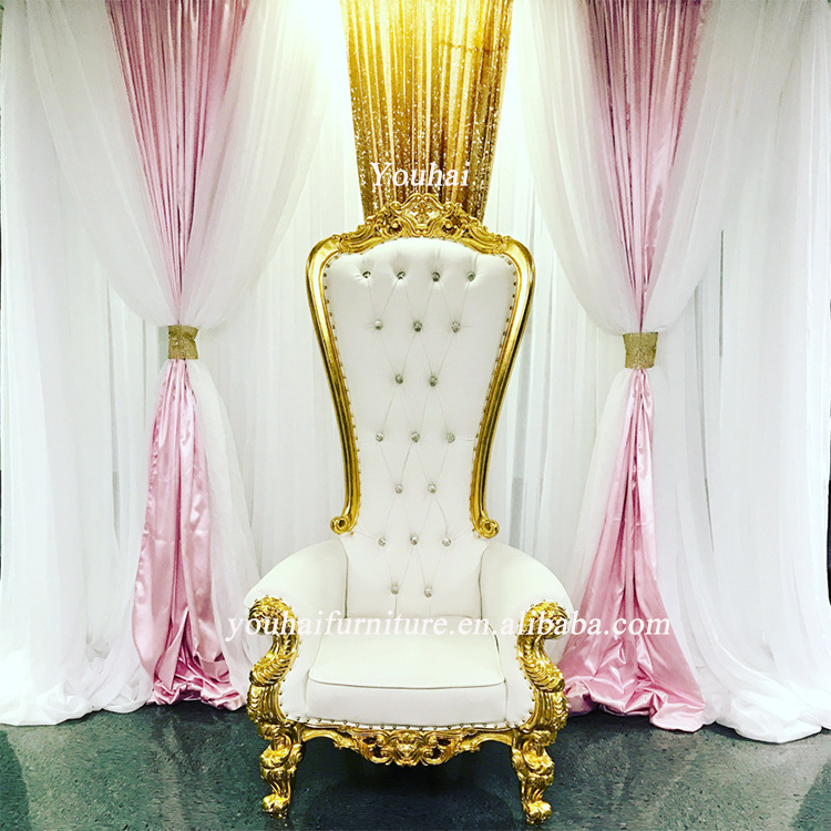 Rental wedding crown royal queen throne chair