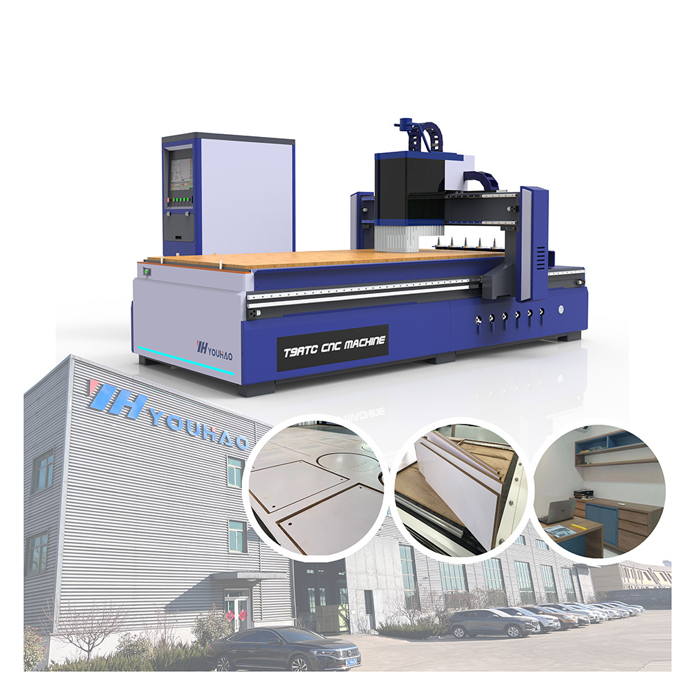 YOUHAO 4 axis wood router atc 1325 cnc router machine price 4*8ft wood carving machine cnc wood router