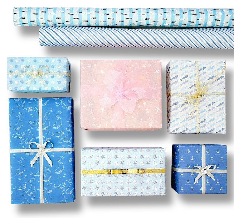 Manufacturers Papel De Regalo Cute Variety Patterns Tissue Wrapping Paper Customized Craft Packing Gift Wrapping Paper