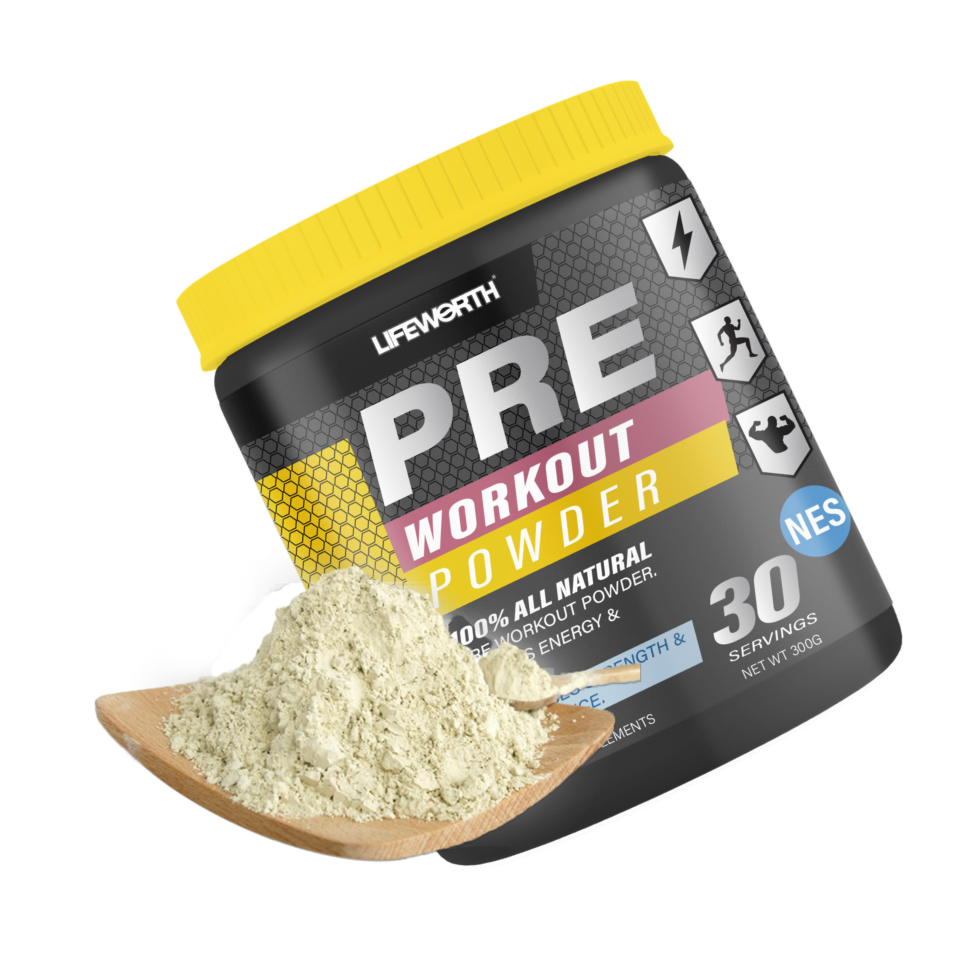 Lifeworth Wholesale Nutrition Protein Pre Workout Supplement Pure Creatine Monohydrate Powder