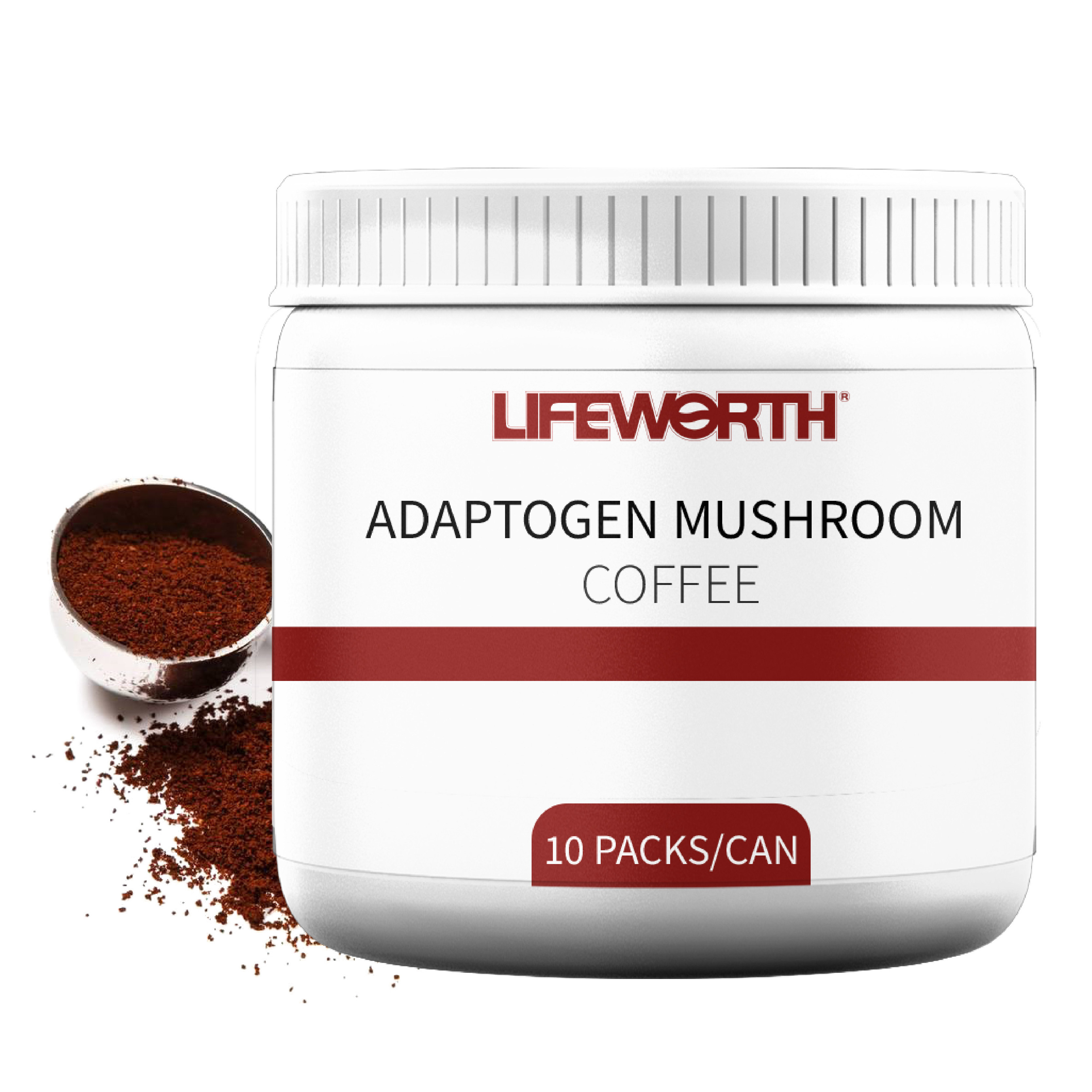 Lifeworth Ganoderma Coffee Free Sample Wholesale Organic Ganoderma Lucidum Reishi Mushroom Lingzhi Instant Black Coffee