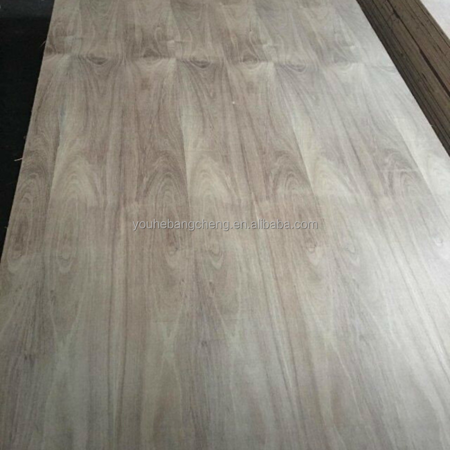 Teak Red oak Cherry ash Veneer Parota Laminated Fancy Plywood Tzalam faced MDF for Furniture and Stairs