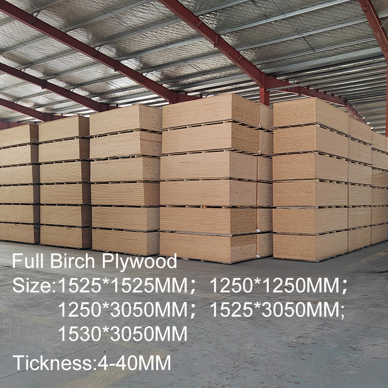 Cheap Price Full Birch Plywood Commercial Marine Wood Board 1530X3050Mm