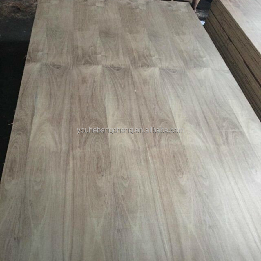 Teak Red oak Cherry ash Veneer Parota Laminated Fancy Plywood Tzalam faced MDF for Furniture and Stairs