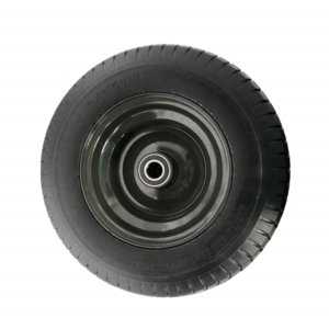 16x6.50-8  PU elastic wheel Chinese factory  high quality pu foam solid tire 16 inch polyurethane filling flat free wheel