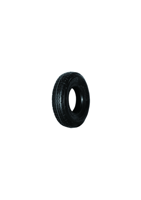 10 inch pneumatic wheel rubber tyre with studded tread for trolley