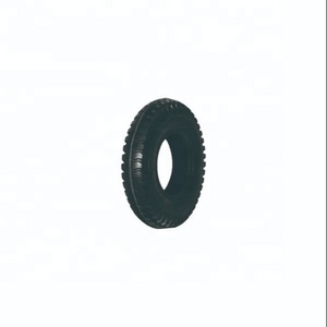 10 inch pneumatic wheel rubber tyre with studded tread for trolley