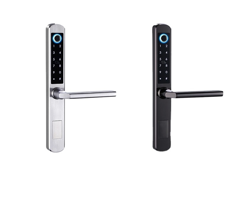 YOUHE A210-SS Fingerprint High Security Electronic Smart Door Lock Metal Intelligent OEM Key Style Control Smart Lock