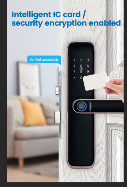 Youhe P8 Tuya/TTlock WIFI App High Security Fully Automatic Fingerprint Smart Door Smart Door Lock 2021