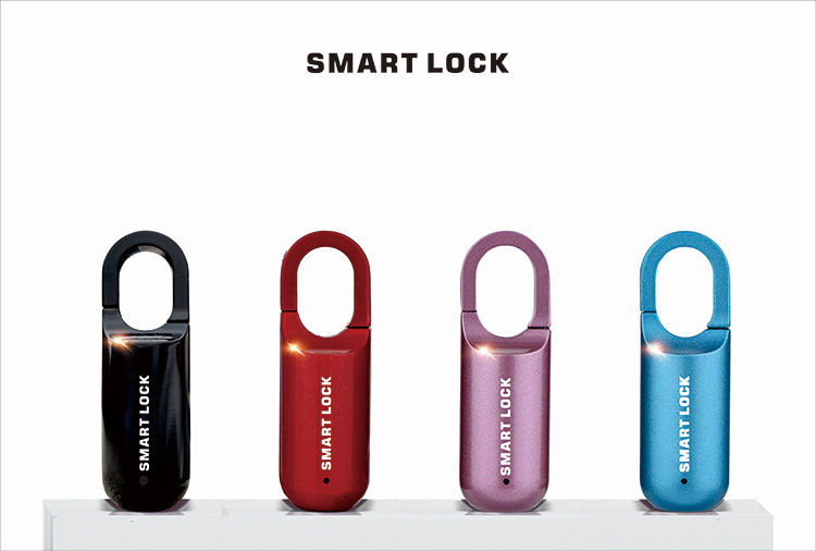 YouHe yh-u18 Portable Colors Smart Padlock Fingerprint Luggage Bike Smart Safe Lock