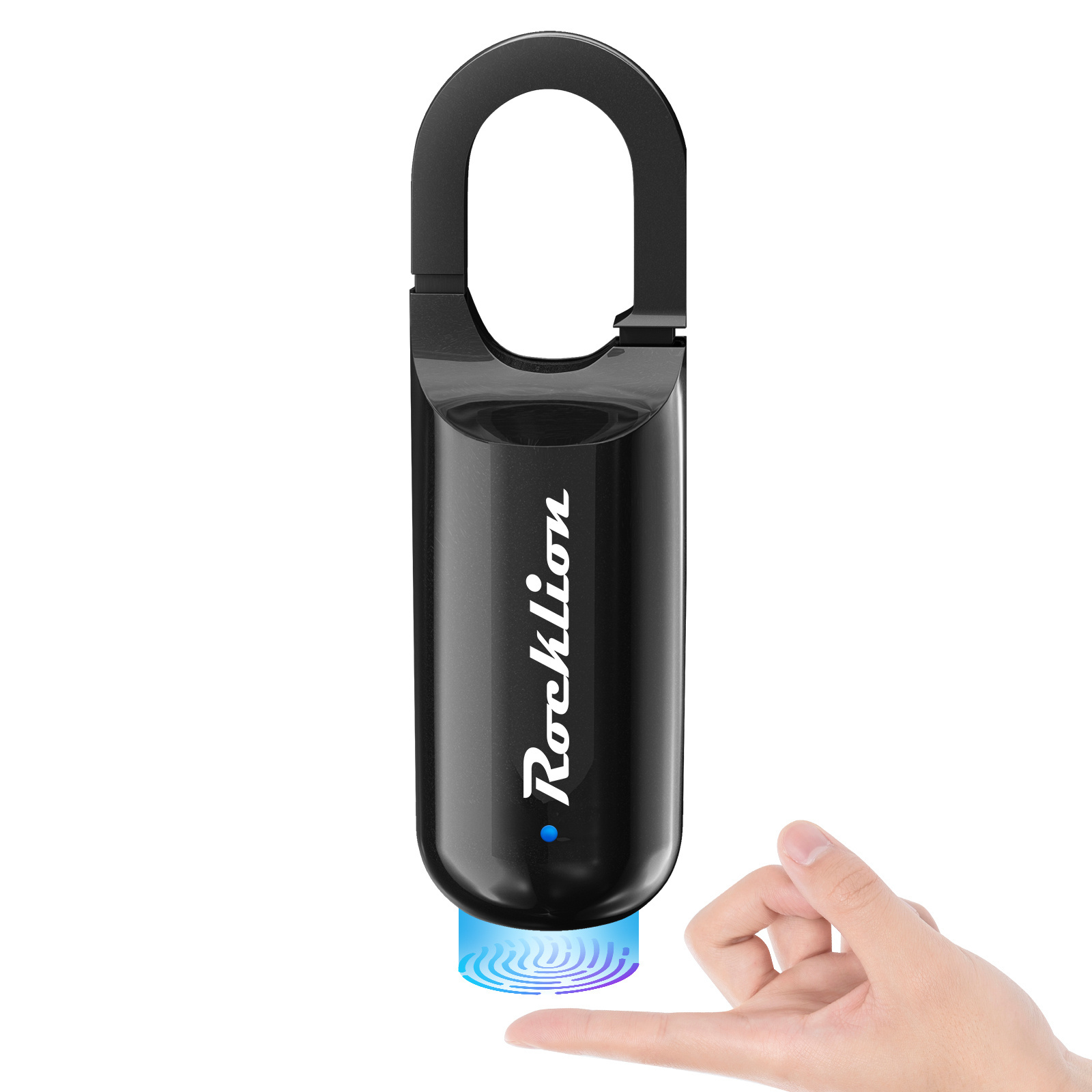 High Security  Fingerprints Biometric Keyless Thumbprint Users Fingerprint Smart Padlock Lock For Locker