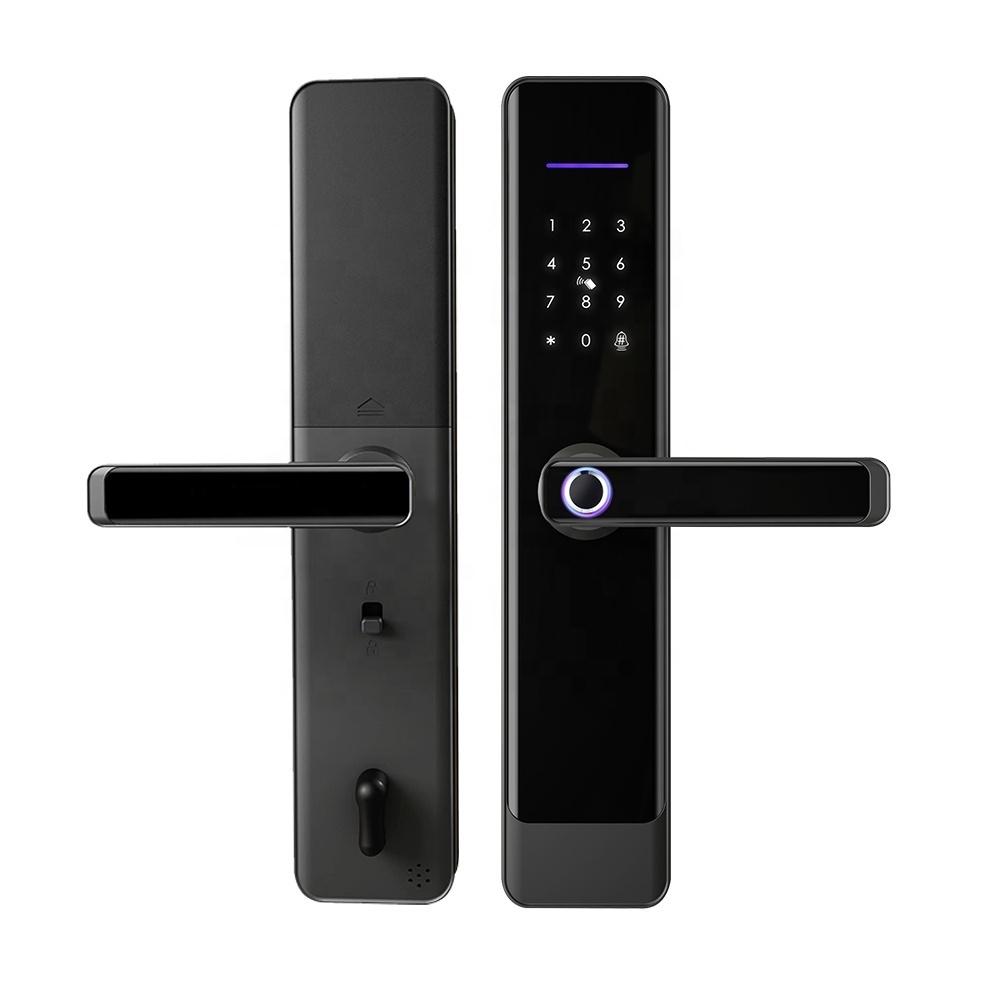 YOUHE Fingerprint Locks Finger Touch Screen Electronic Handle Home Locker Apartment Ttlock Smart Front Office Door Lock