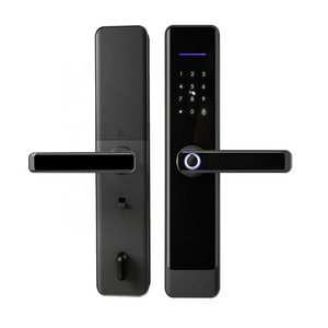 YOUHE Electronic Handle Digital Tuya TTlock  Door Smart Locks Biometric Fingerprint Automatic Smart Door Lock