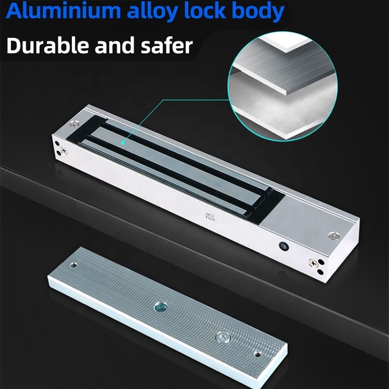 YOUHE 280kgs Door Open Push Button Commercial Electronic Frameless Glass Door Digital Magnetic Handle Lock