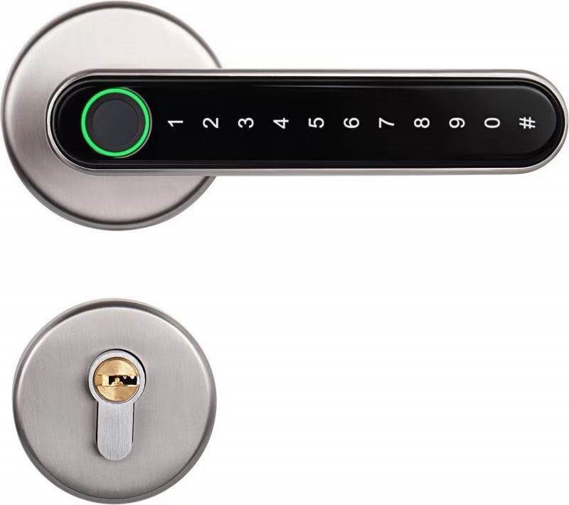 YOUHE L1 2021 Good Quality Fingerprint Intelligent Lock Door Handle with Code Security Smart Lock