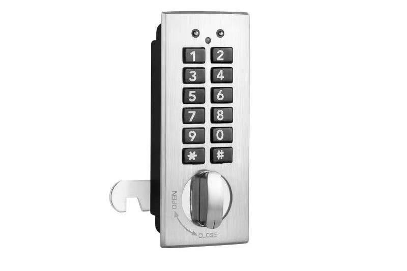 Metal Smart Keyless Keypad Digital Number Code Password Cabinet Turn Knob Smart Door Lock