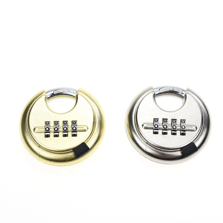 YH1808 Stainless Steel Rustproof Outdoor Password Disc Combination Padlock Warehouse Door Disc Padlock