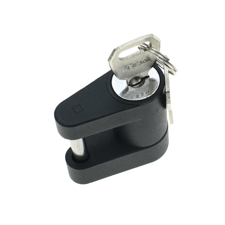 YH9008 Small Trailer Anti-theft Trailer Hitch Lock Coupler Lock for Trailer Tongue Zinc Alloy Hitch Lock