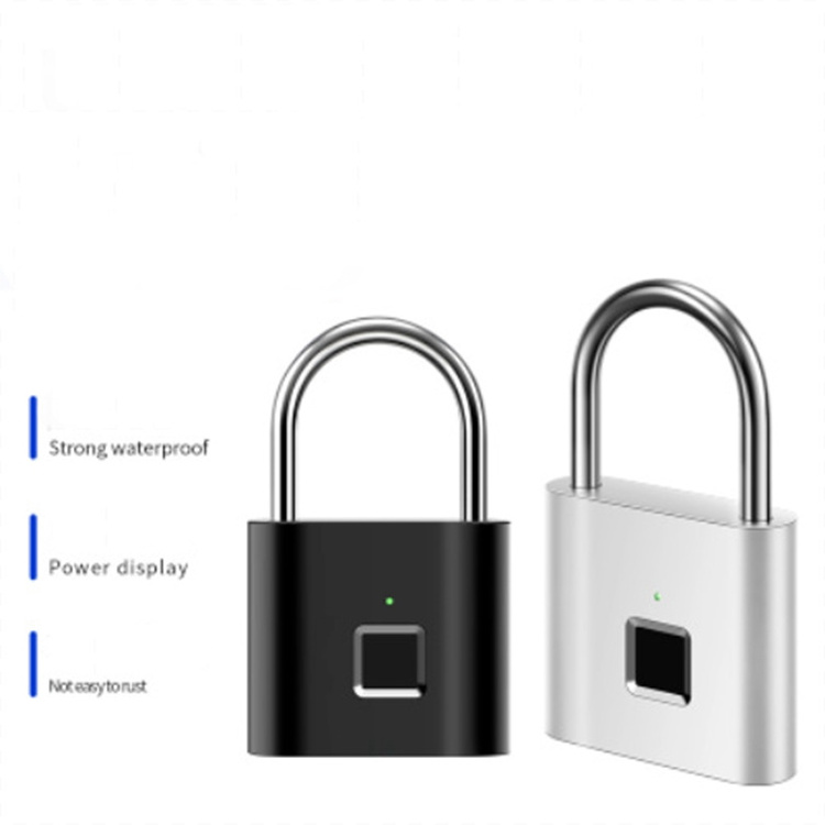 YH3264 Intelligent outdoor fingerprint lock waterproof bluetooth fingerprint padlock zinc alloy luggage electronic padlock