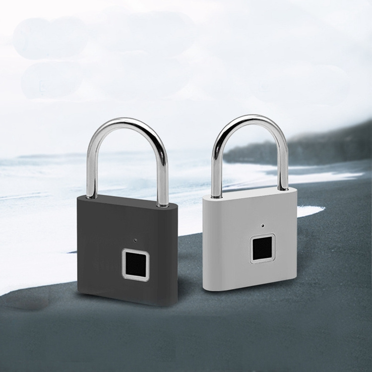 YH3265 Zinc alloy waterproof rustproof fingerprint padlock intelligent electronic small locks luggage password padlock