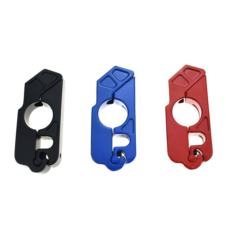 YH1693 Motorcycle Grip Lock, Enmja Heavy Duty Motorcycle Lock Anti Theft fit for Bicycle Scooter Mopeds ATV Dirt Street Bike