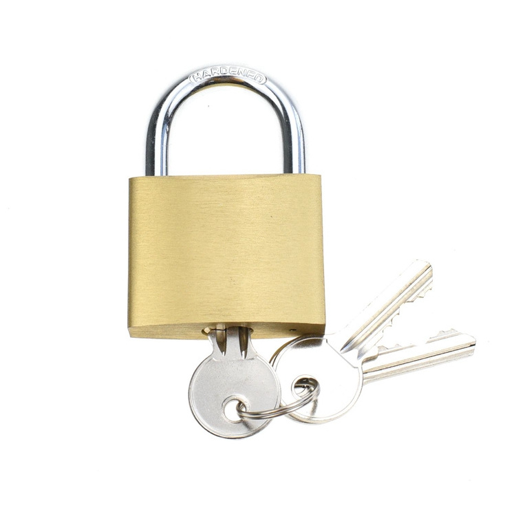 YH1268 Brass padlock for home use and student dormitory locks with 3 keys