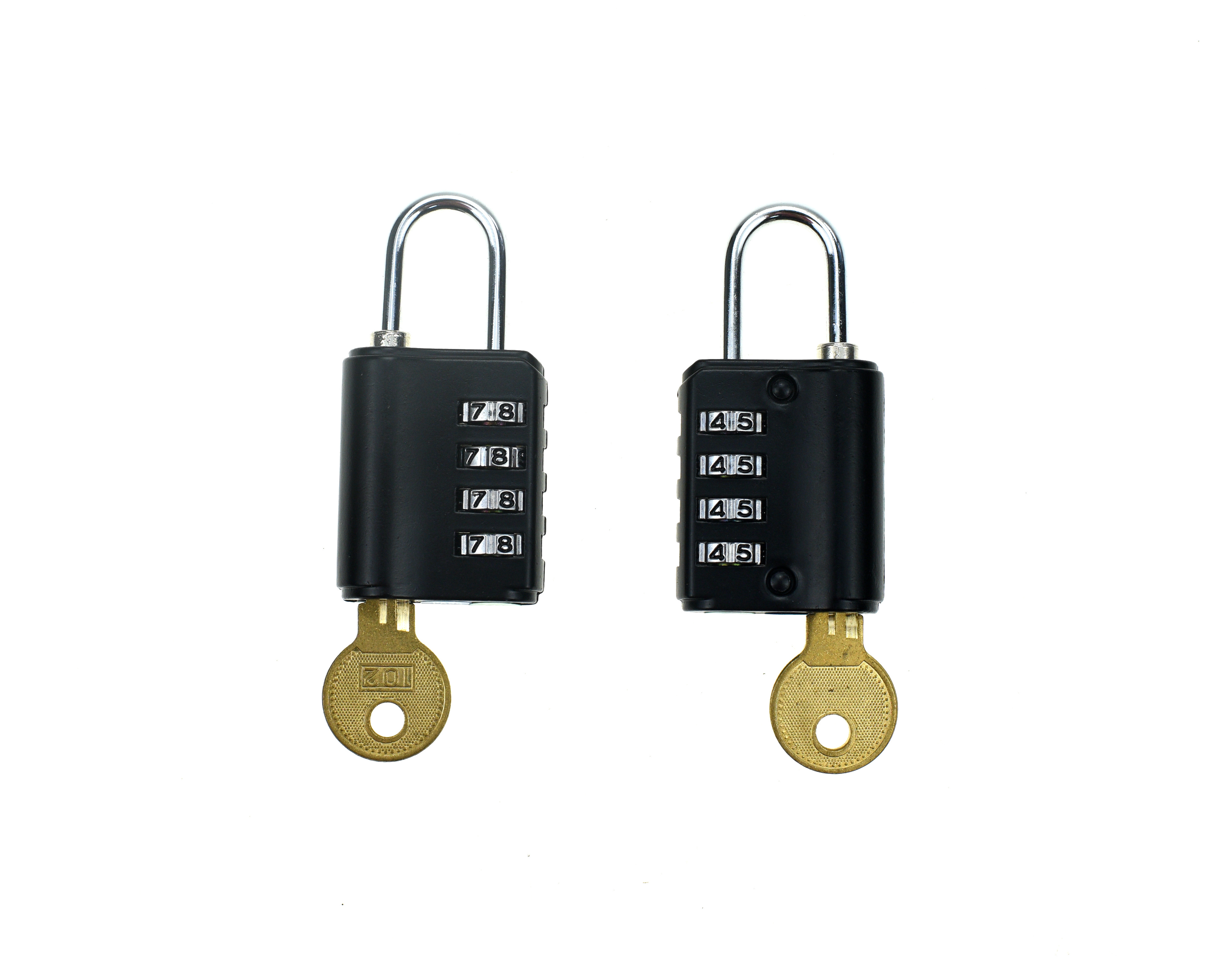 YH1660 KeeKit Combination Padlock 4 Digit Combination Lock Resettable Waterproof Gate Lock for Locker, Gym, Fence, Case, School