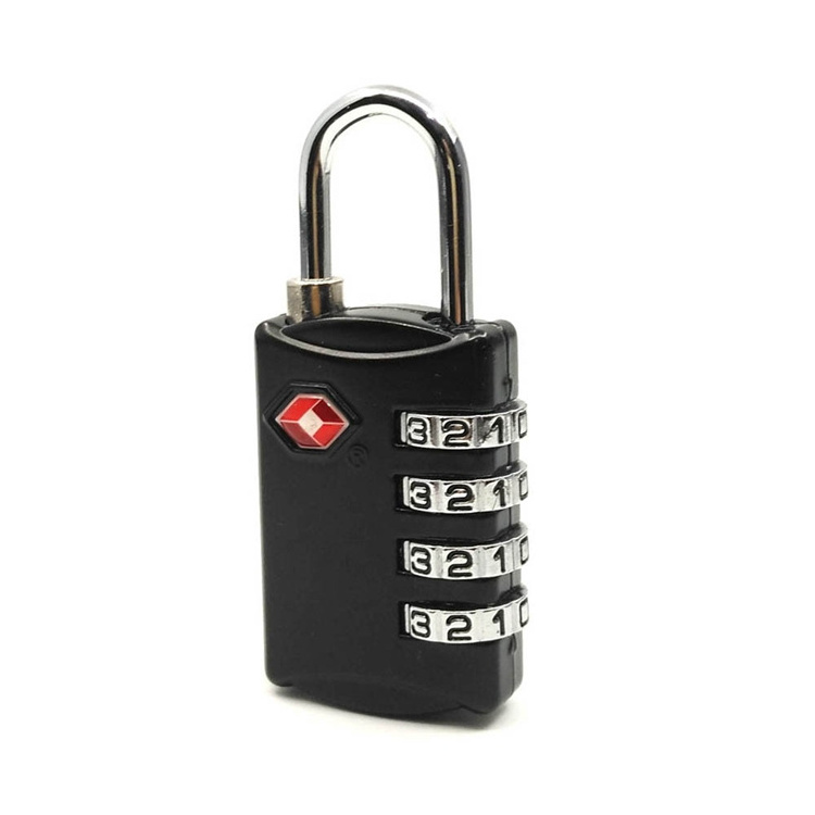 YH3217 TSA Zinc Alloy Luggage Lock with 4 Digit Password for Backpack Gym Bag School Locker Travel Baggage Suitcase Keyless Lock