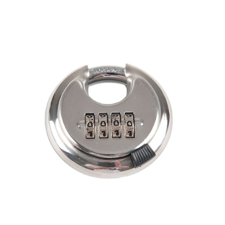 YH1808 Outdoor Disk-Shaped Stainless Steel Rustproof Round Pie Plate Padlock Round Plate