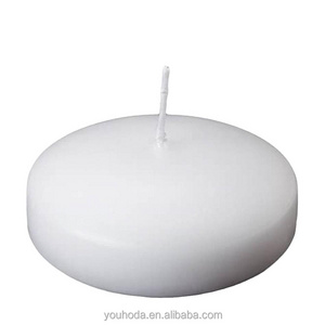 Youhoda 3 '' 10 Hours 110g  Real Wax Water Active Floating Big Candle Paraffin Wax Tealight Shaped Candles