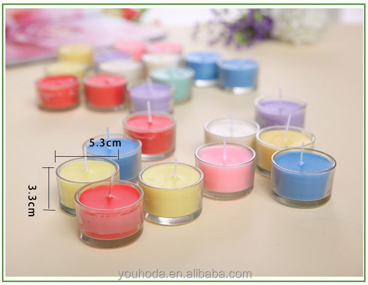 Youhoda Glass Candle Jar Paraffin Candle Custom Luxury Gift Festival Decoration Set 8 Hours Aromatherapy Candle