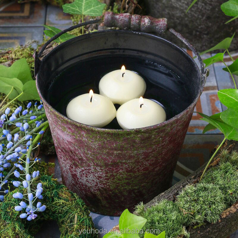 Youhoda Decorative Candles Paraffin Wax Floating Candle Burning Time 1 hour 2h 4h Waterproof Candle