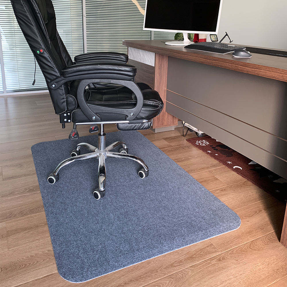 Hot Style Solid Color Office Desk Carpet Wear Resistant High Quality Office Chair Mat For Hard Wood Floor