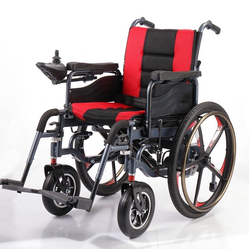 Standard cheap price electric wheelchair for disabled power wheelchair with 24inch tires