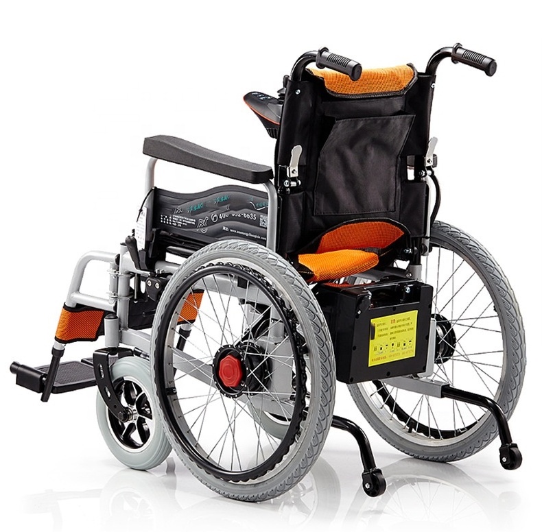 Factory Supply Electronic Wheelchair Folding Handicapped Electric Wheelchair Wheel Chair for elder